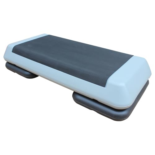 Adjustable Exercise Step Platform with 4 Stackable Risers H18603