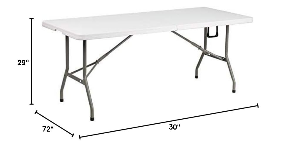 30" x 72" Plastic Folding Table D80579