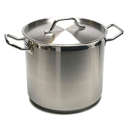 40 QT Stainless Steel Stock Pot with Lid Y81141