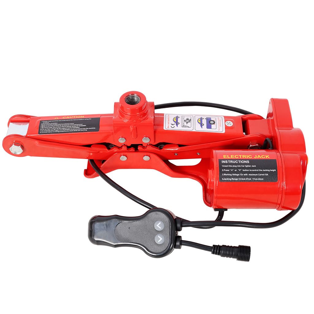 12V 3 Ton Electric Car Jack with Lug Wrench and Carrying Case P970847