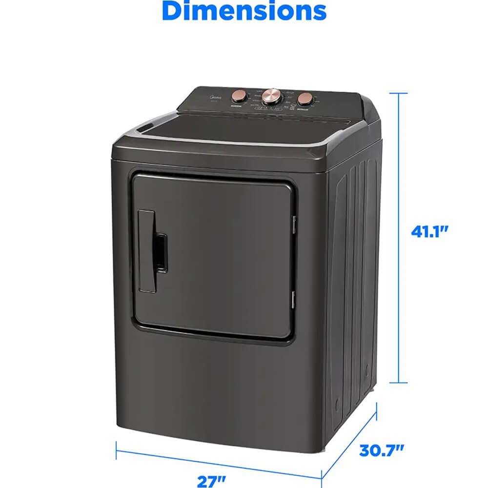 7 Cu. Ft. Grey Front Load Electric Dryer V680