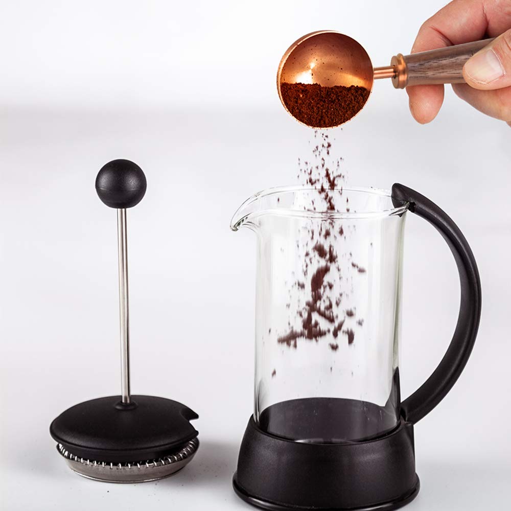 12 oz French Press Coffee Tea Maker with Measuring Coffee Spoon P89424