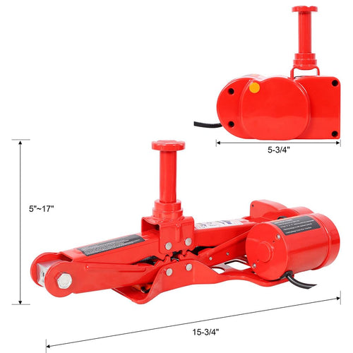 12V 3 Ton Electric Car Jack with Lug Wrench and Carrying Case P970847