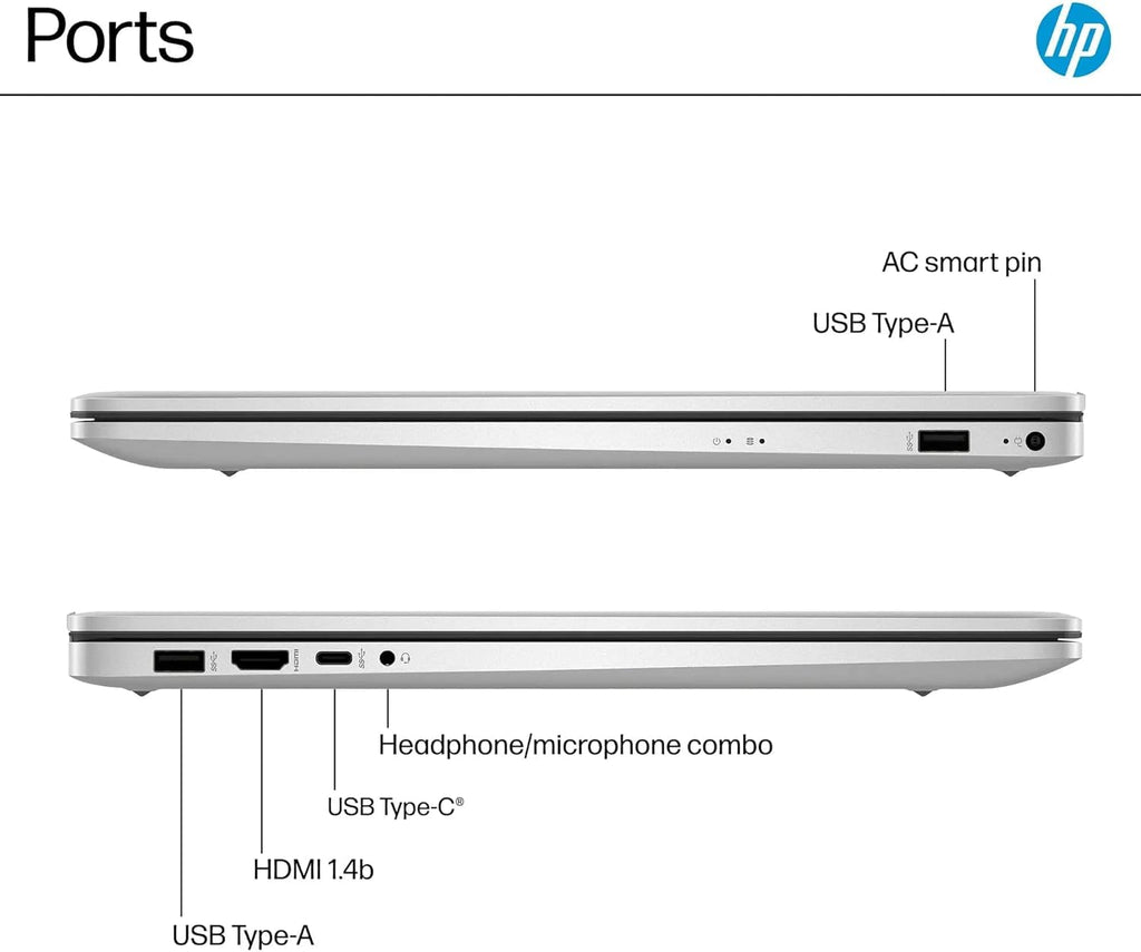 17.3" FHD Laptop Computer, 32GB RAM 1.5TB Storage, 6-Cores AMD Ryzen 5, Windows 11, Silver W525356