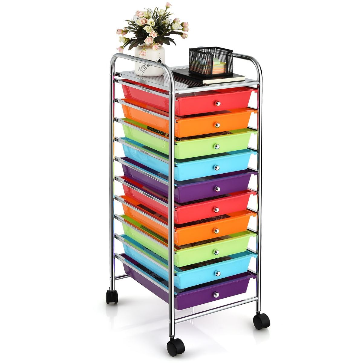10 Drawer Rolling Storage Cart R533565
