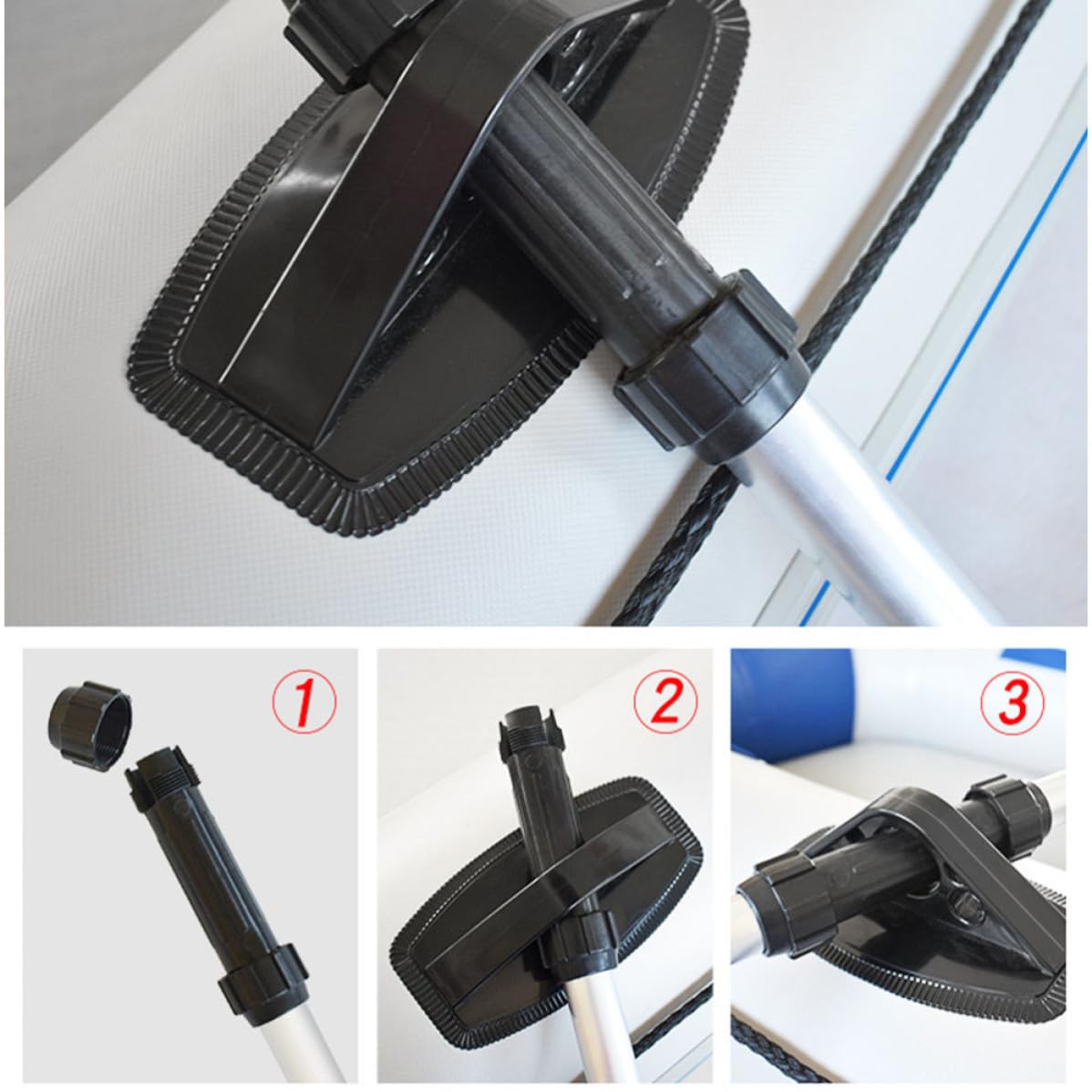 2pcs Kayak Paddle Set Aluminum Alloy Telescopic Shaft A21921