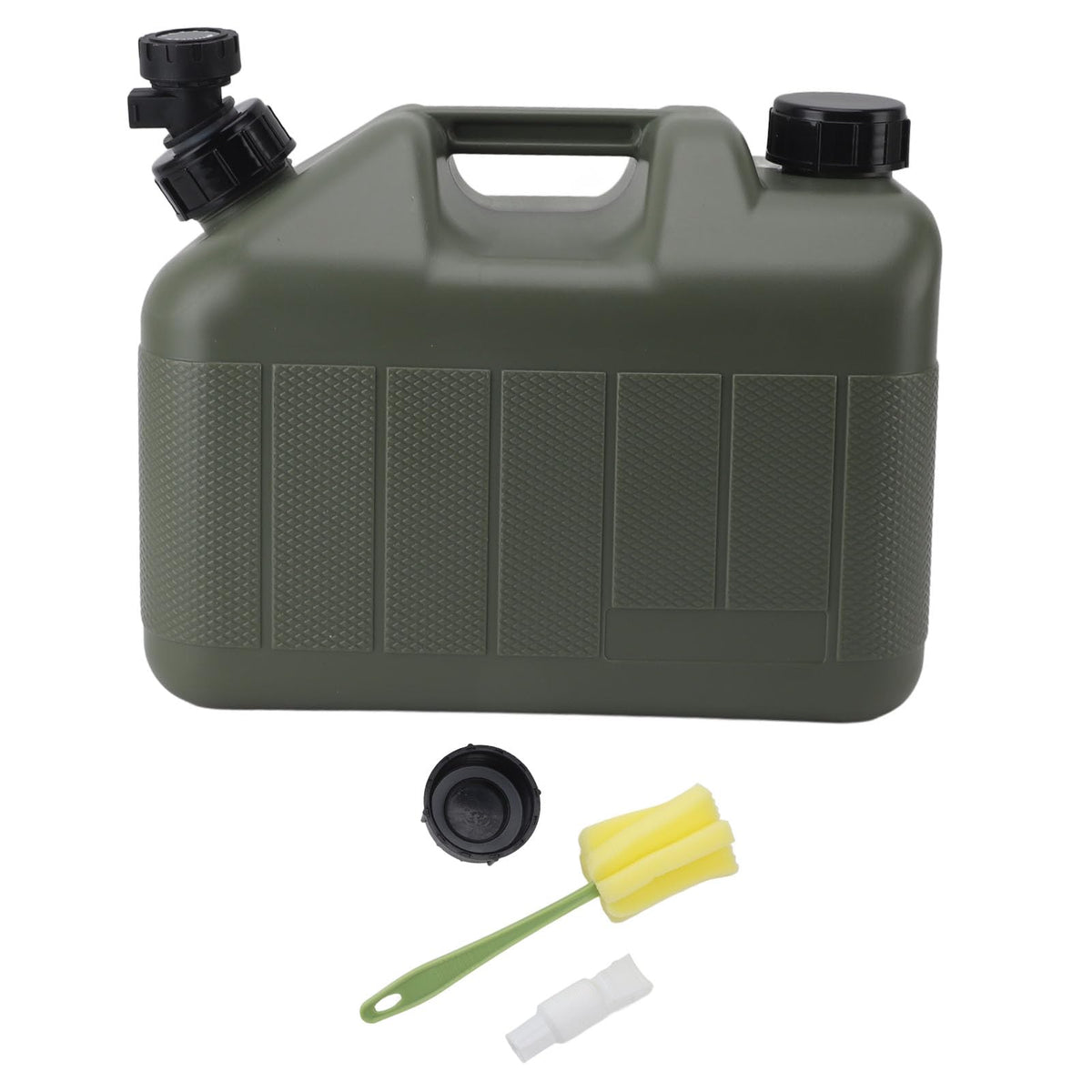 10L Green Portable Water Container with Faucet B18237