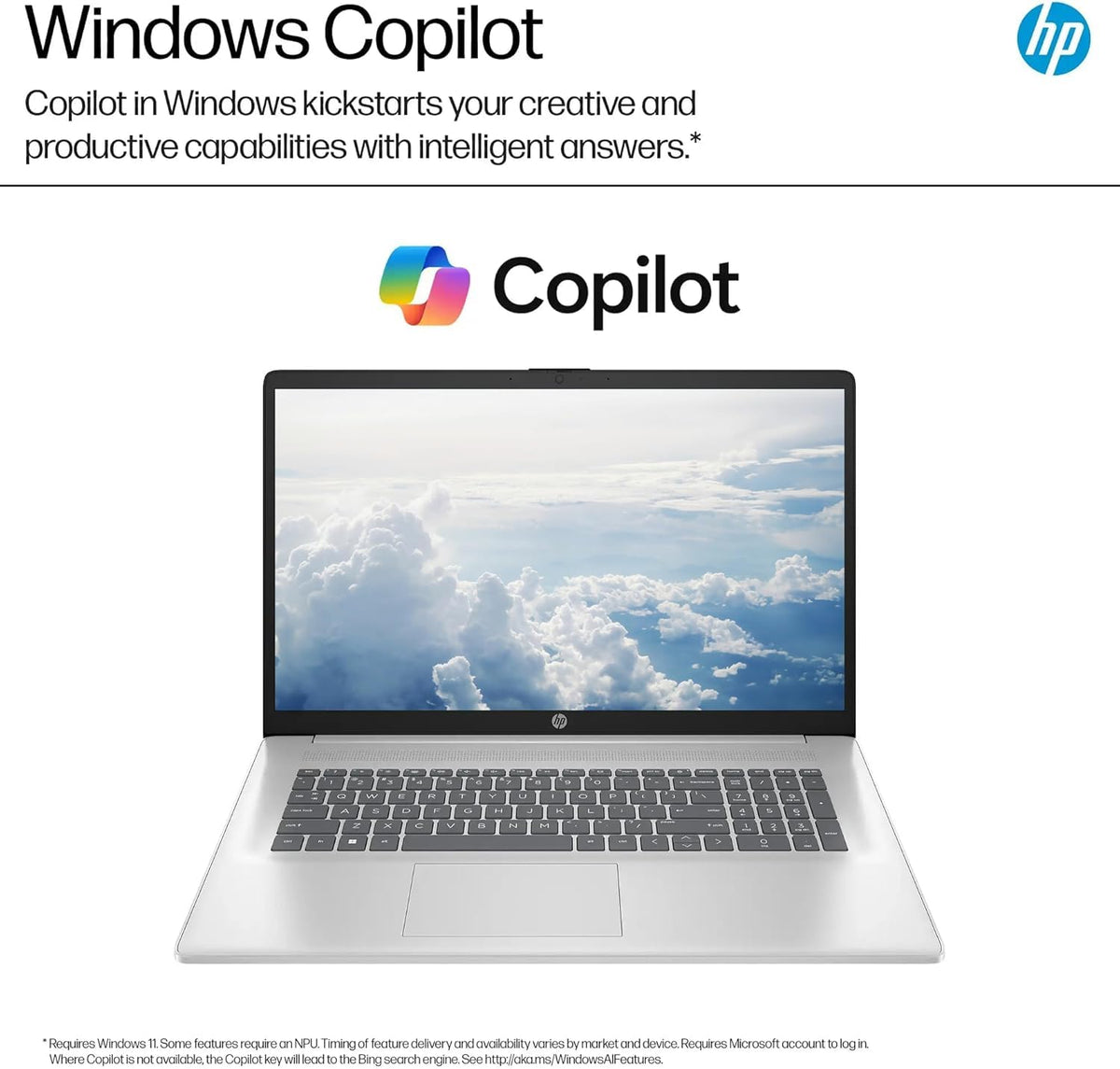 17.3" FHD Laptop Computer, 32GB RAM 1.5TB Storage, 6-Cores AMD Ryzen 5, Windows 11, Silver W525356