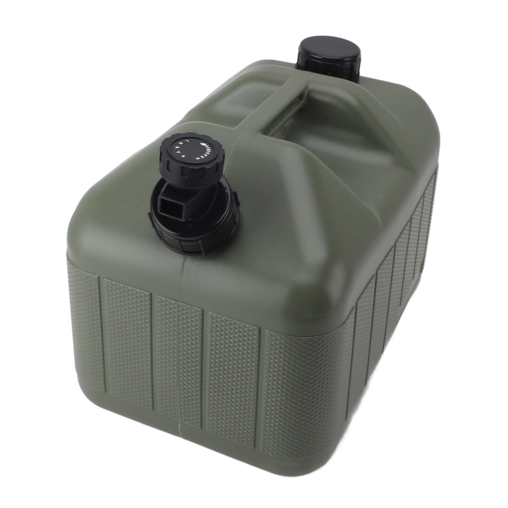 10L Green Portable Water Container with Faucet B18237