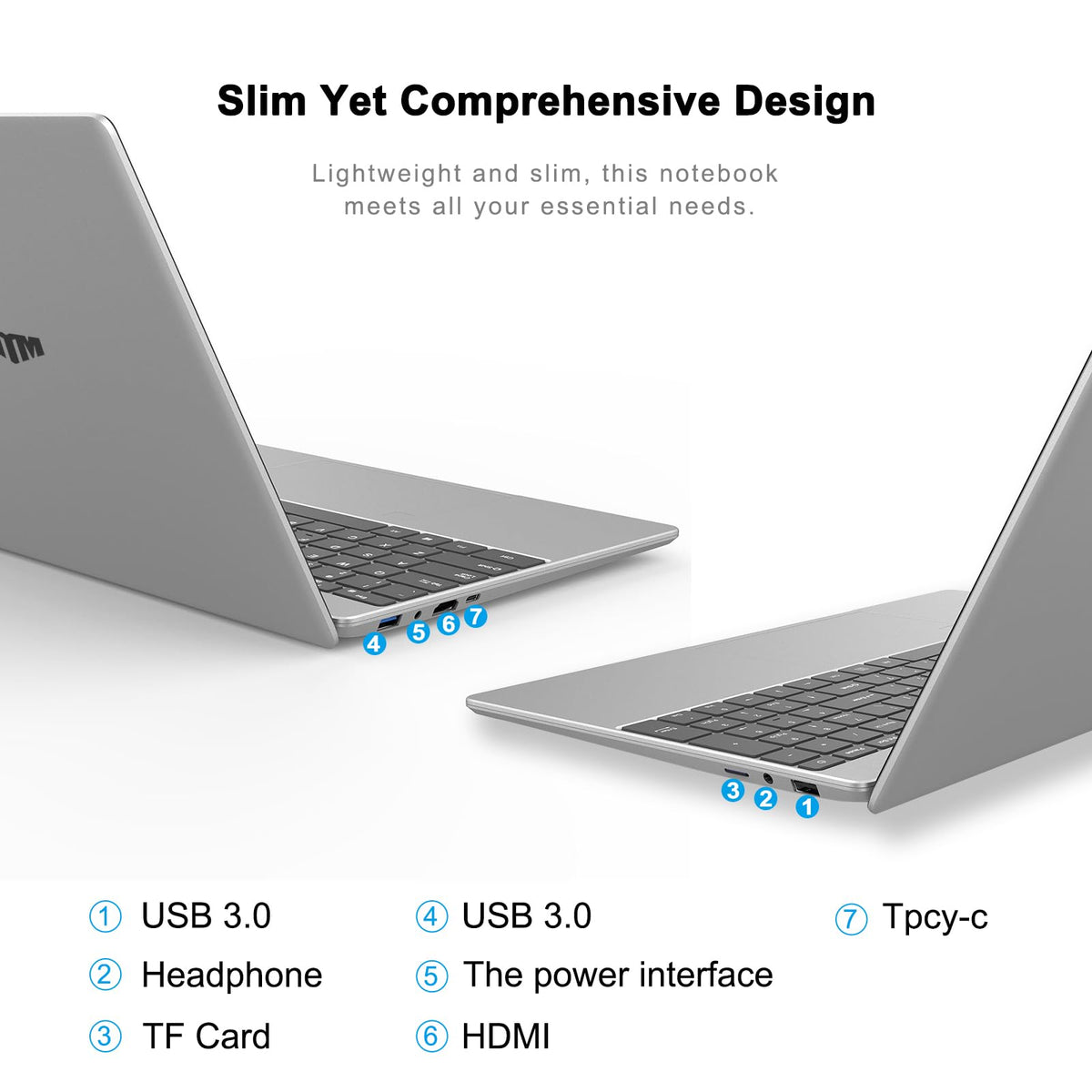 15.6 Inch Laptop 8GB RAM 512GB SSD 1080P FHD IPS B665
