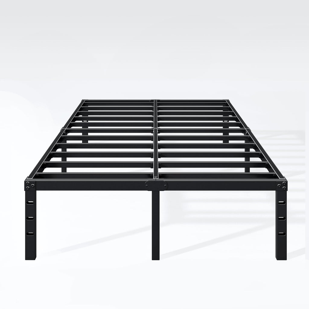 18 Inch Full Bed Frame with Under Bed Storage, Black R981451
