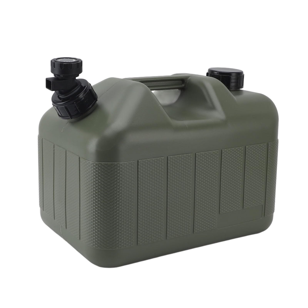 10L Green Portable Water Container with Faucet B18237