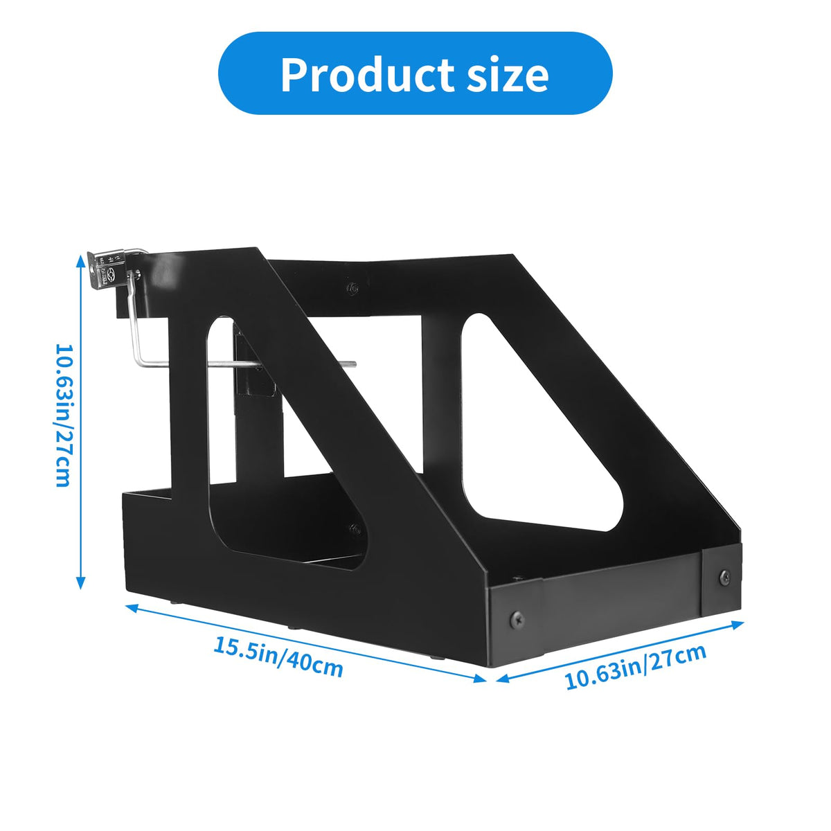5 Gallon Gas Can Holder with Anti-Theft Lock X1800