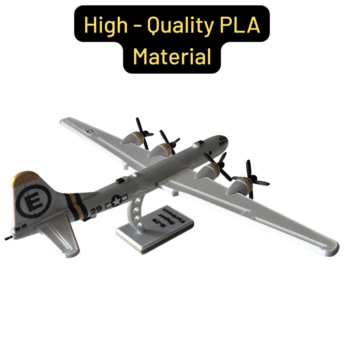 B-29 Super Fortress Model Plane Kit with Stand H162078