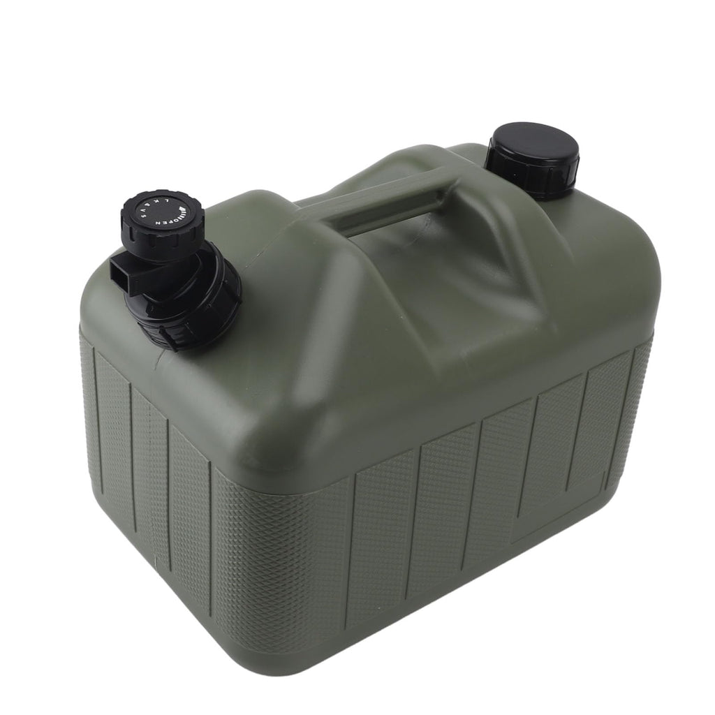10L Green Portable Water Container with Faucet B18237
