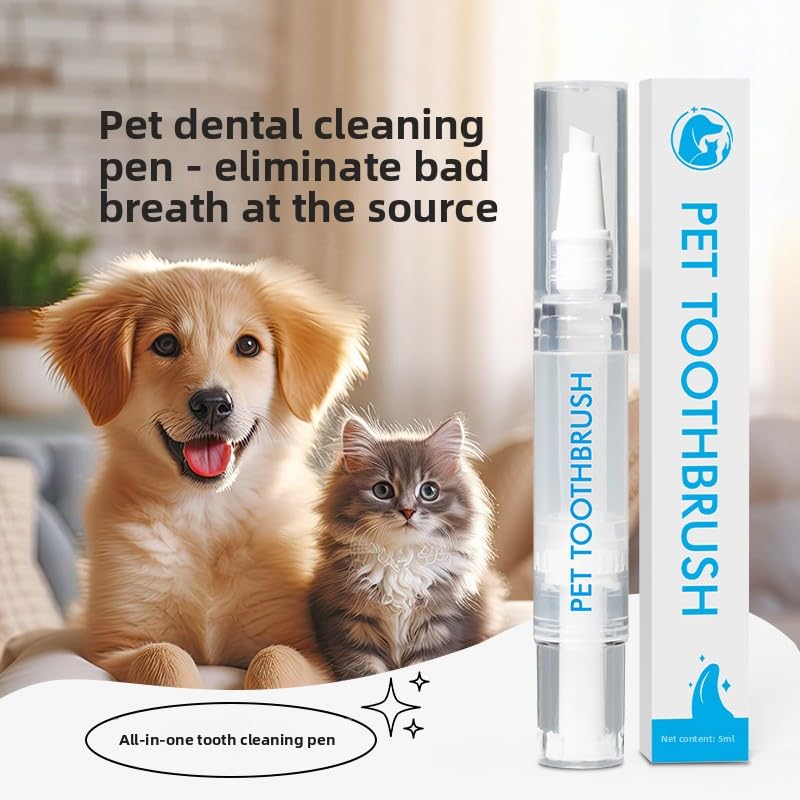 Pet Teeth Cleaning Pen 2-Pack with Soft Brush Head H3639