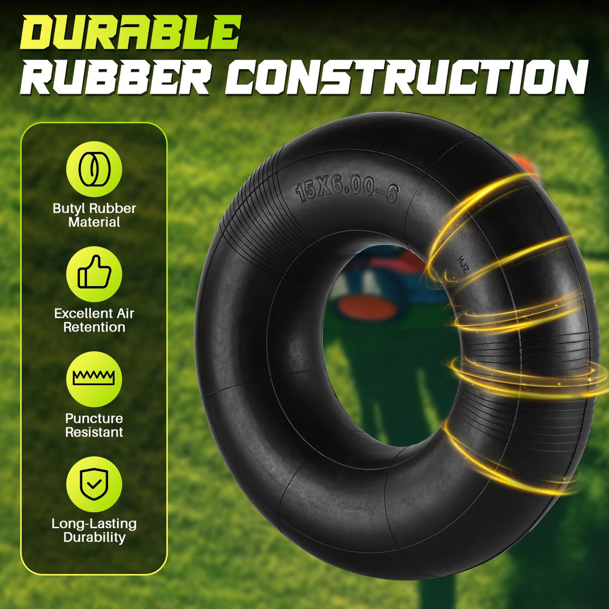 15x6.00-6 Inner Tube 2-Pack W116