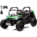 2 Seater 24V 10Ah Ride On Dump Truck with EVA Tires, Green N33377