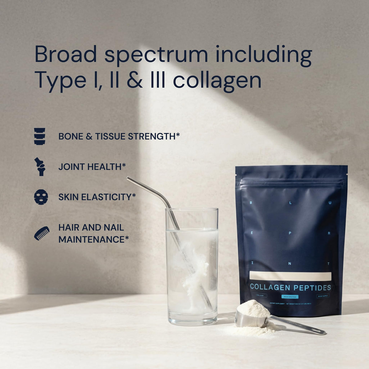 Hydrolyzed Collagen Peptides Powder Unflavored 30 Servings V852335