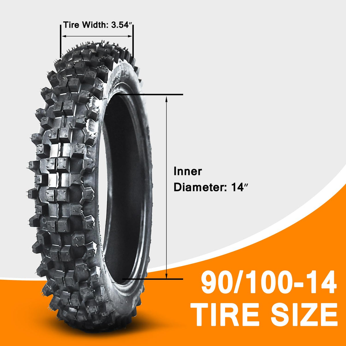 90/100-14 3.00-14 70/100-17 2.75-17 Tire and Inner Tube L5817