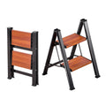 2 Step Folding Aluminum Ladder 330 lbs Capacity Z894