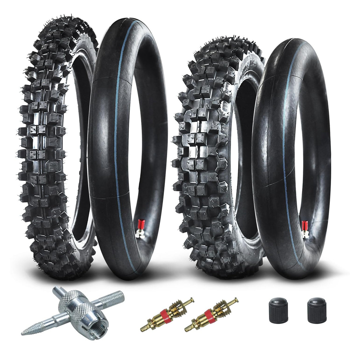 90/100-14 3.00-14 70/100-17 2.75-17 Tire and Inner Tube L5817