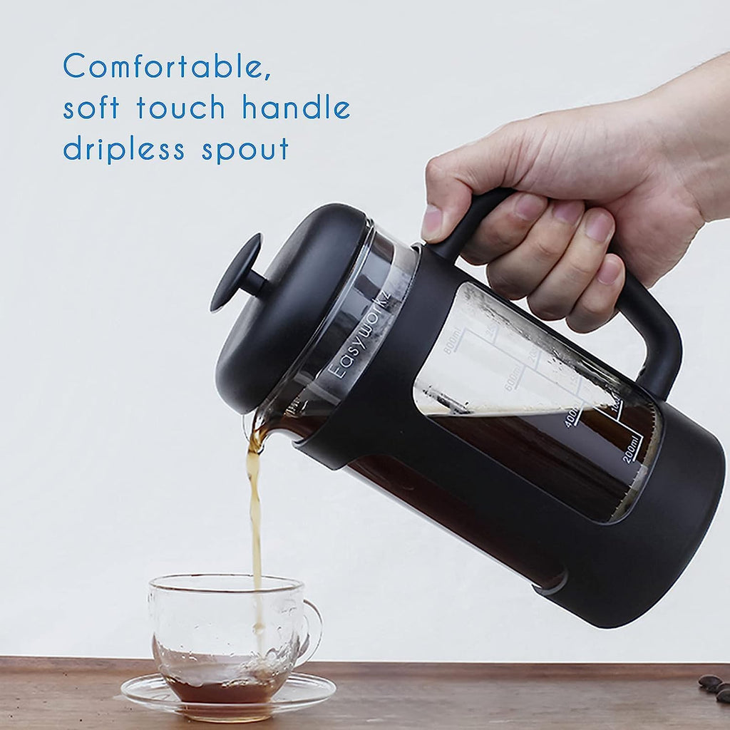 12 oz French Press Coffee Tea Maker with Measuring Coffee Spoon P89424