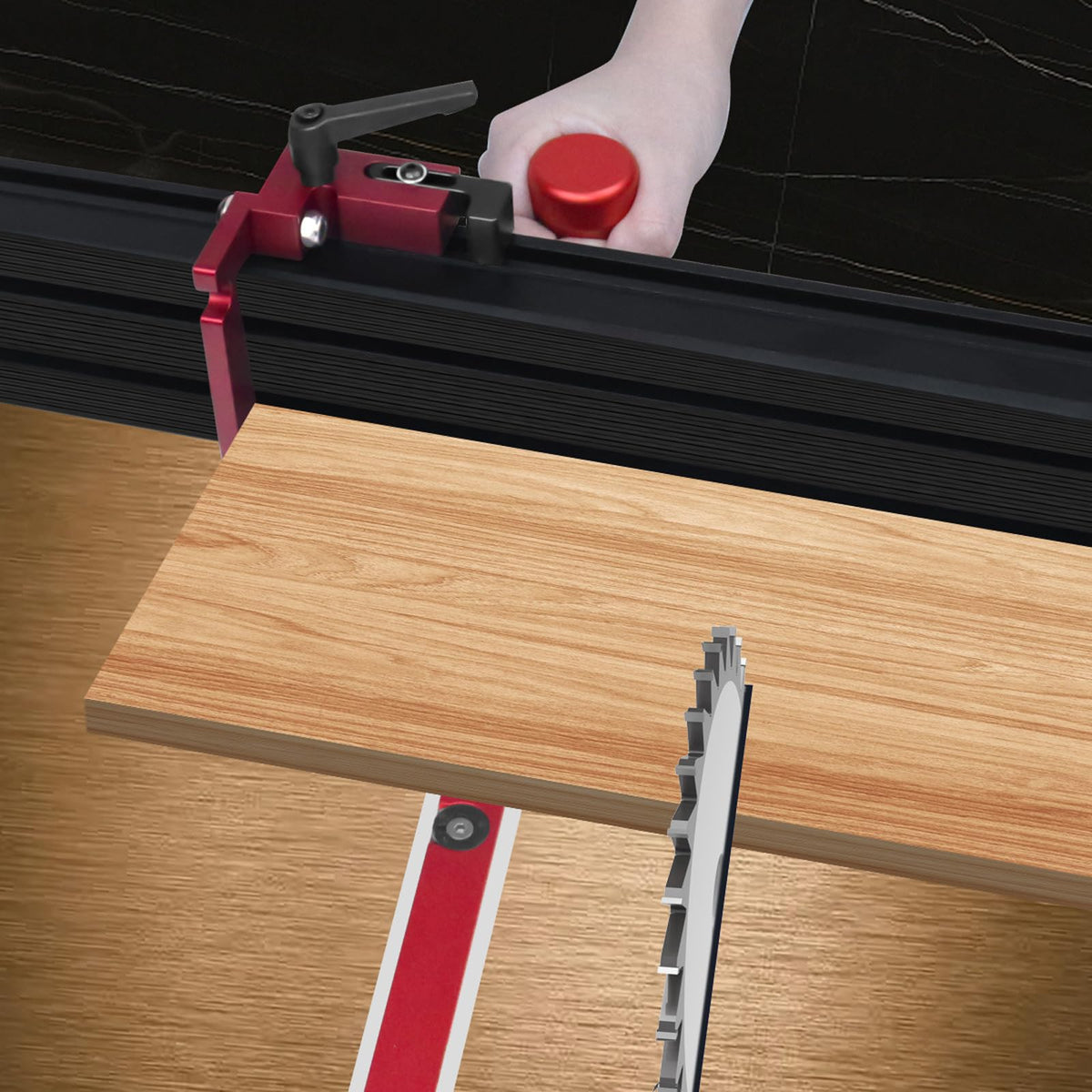Miter Gauge with Miter Fence and 60 Degree Angled Ends S1829