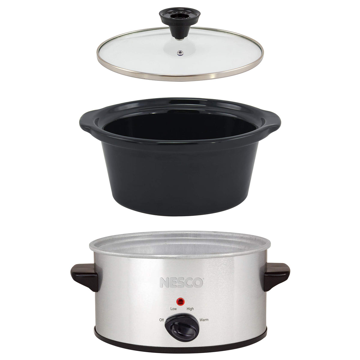 1.5 Quart Silver Slow Cooker C14480