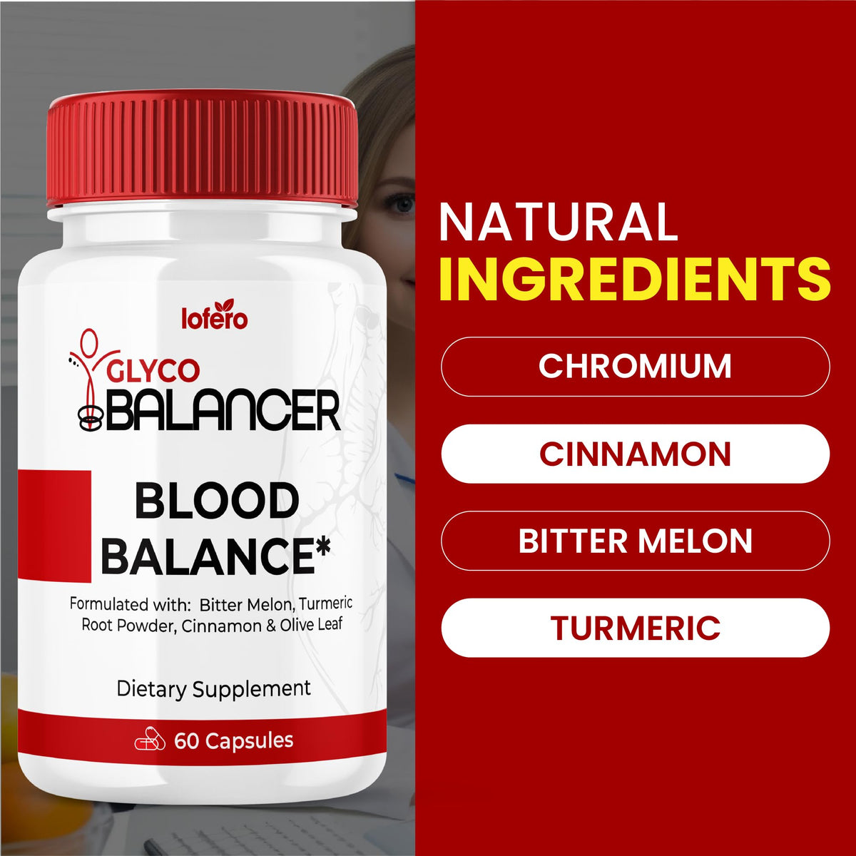 90 Capsules Blood Level Support Supplement Q5406