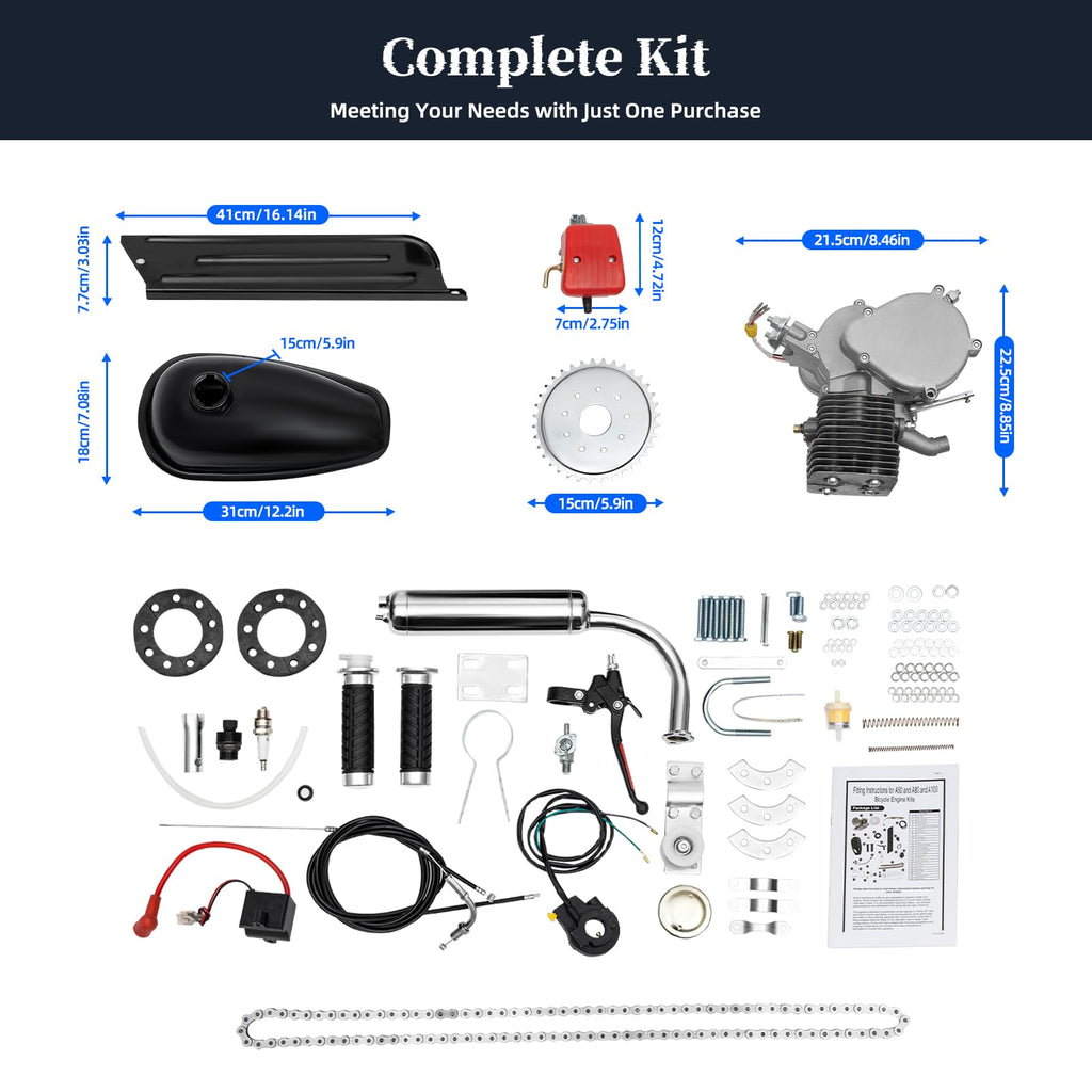 2-Stroke 100cc 36 Teeth Bicycle Engine Kit H38787