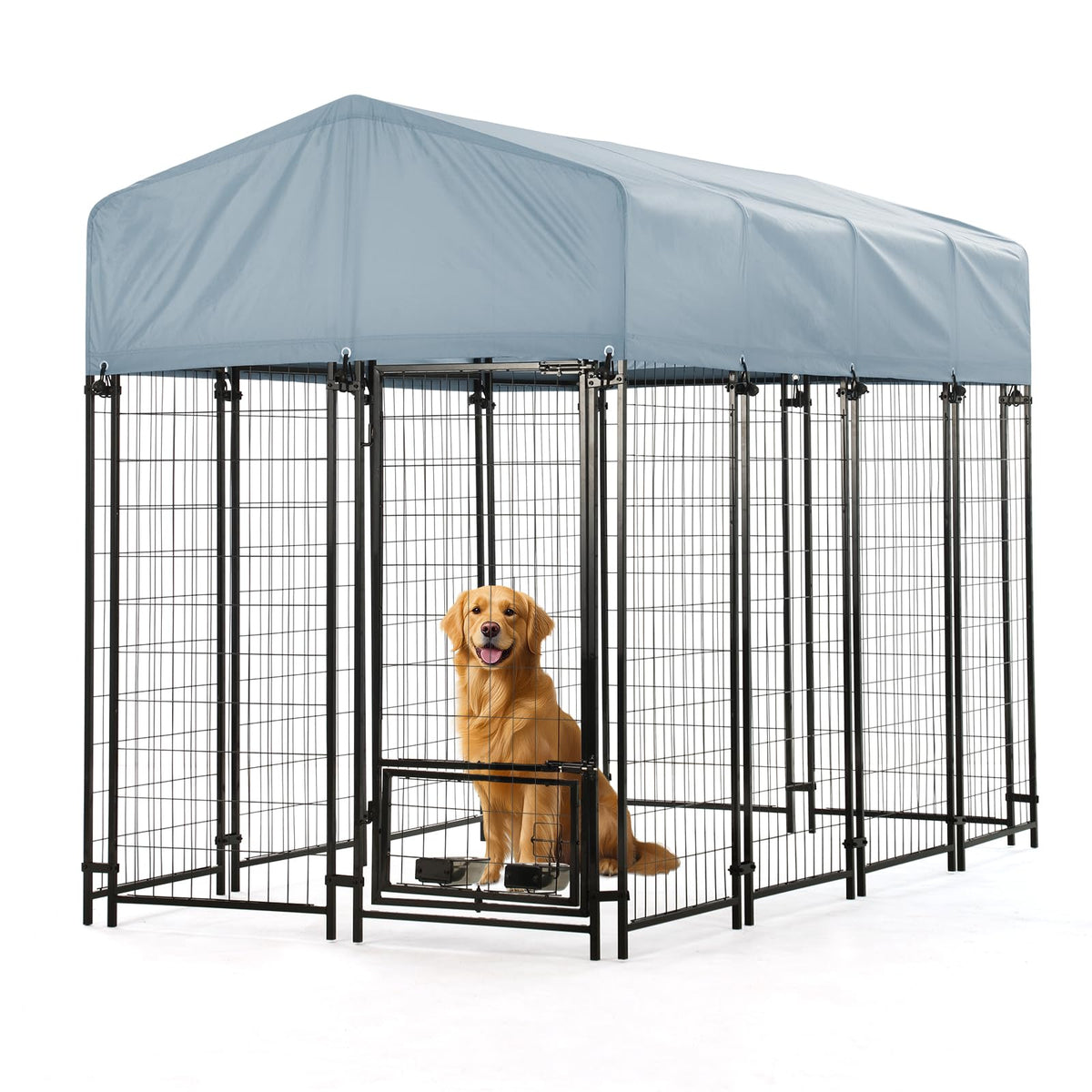 8'x4'x6' Outdoor Dog Kennel with Roof P875874