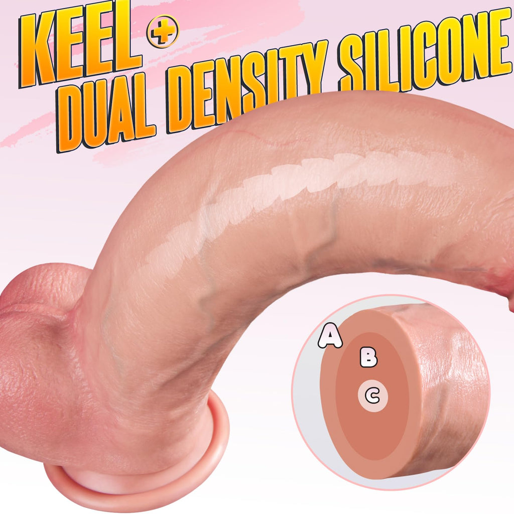 12 inch Dual Density Dildo X128