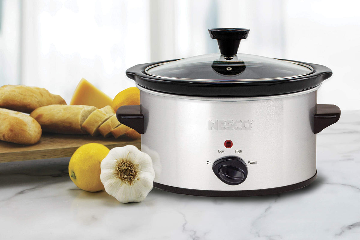 1.5 Quart Silver Slow Cooker C14480