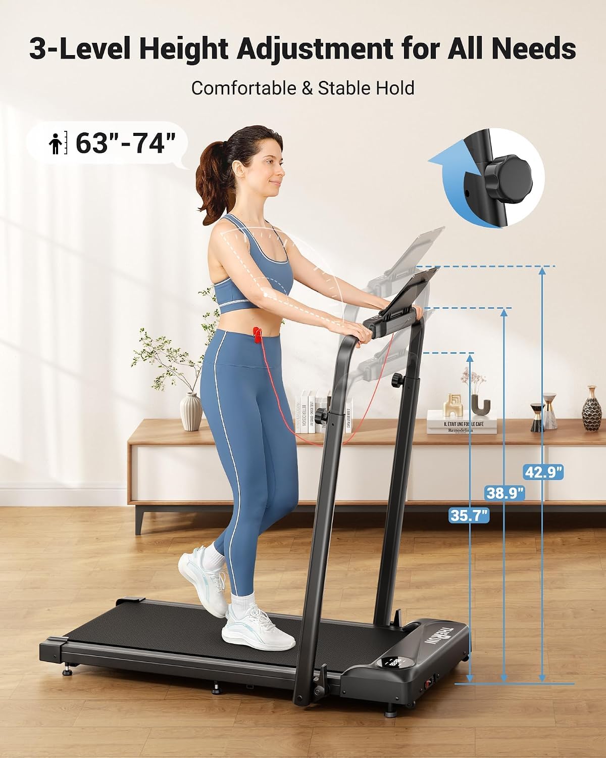 2 in 1 Under Desk Portable Treadmill V44184