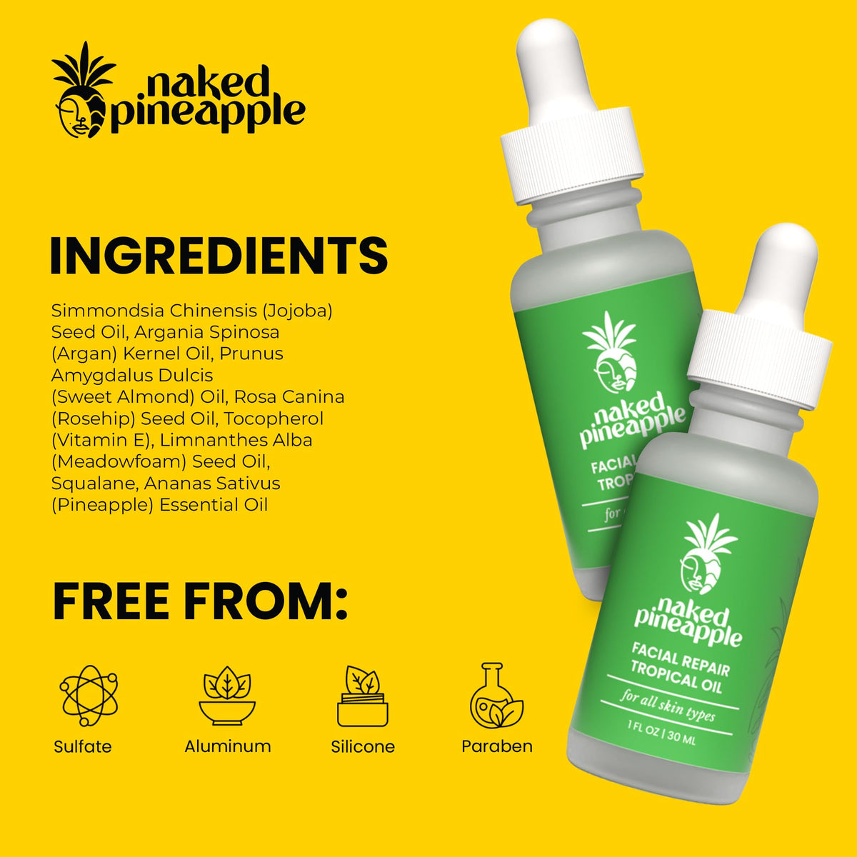 Multi-Use Facial Oil 1 oz Bottle X864