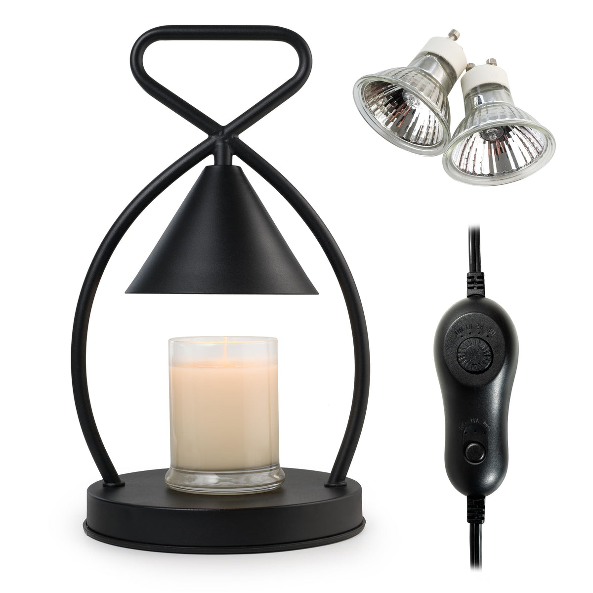 Candle Warmer Lamp with Timer and 2 Bulbs Y651
