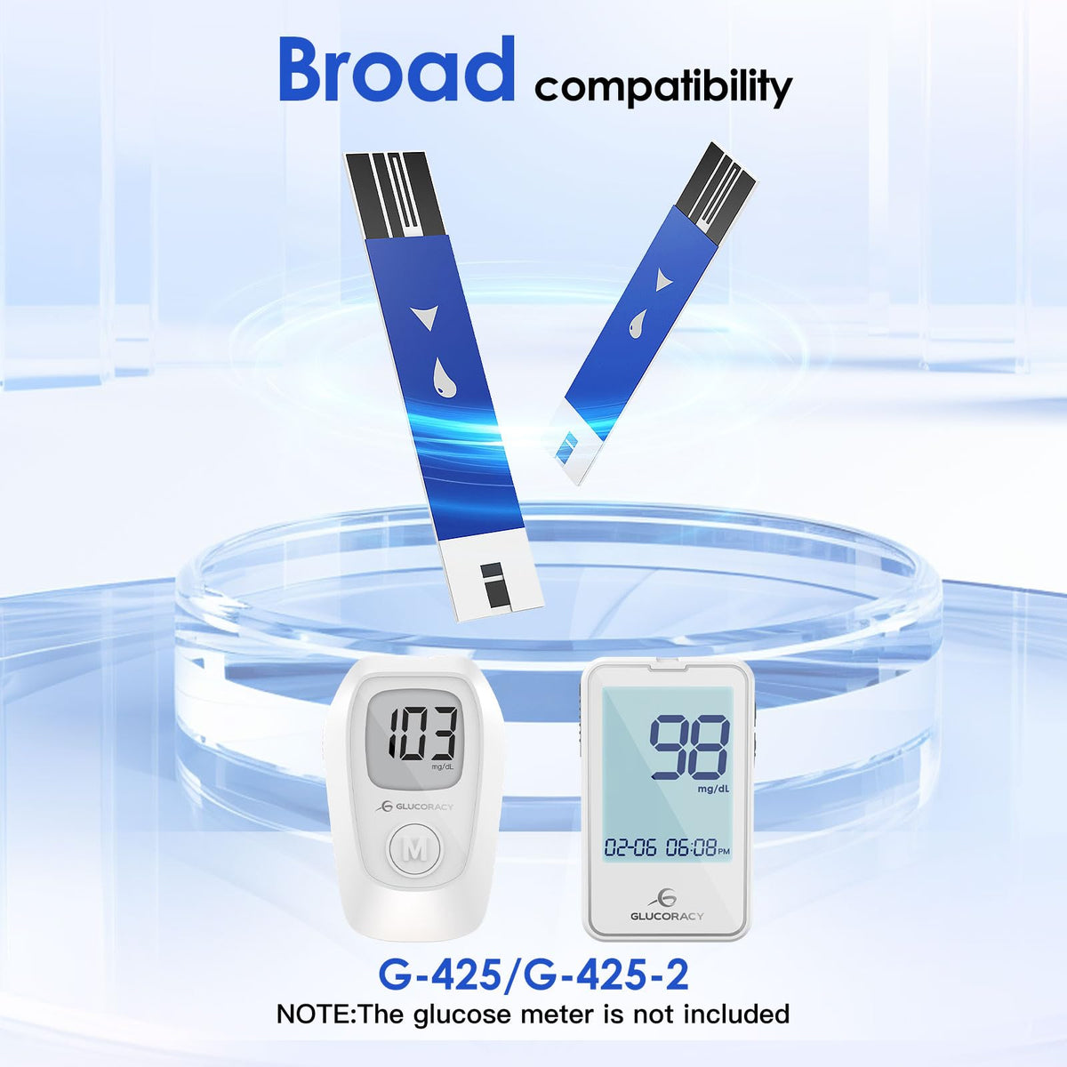 Blood Glucose Test Strips, 100 Strips J9920