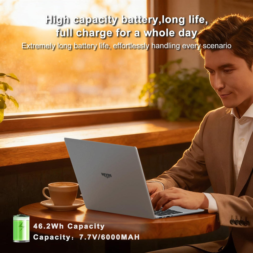 15.6 Inch Laptop 8GB RAM 512GB SSD 1080P FHD IPS B665