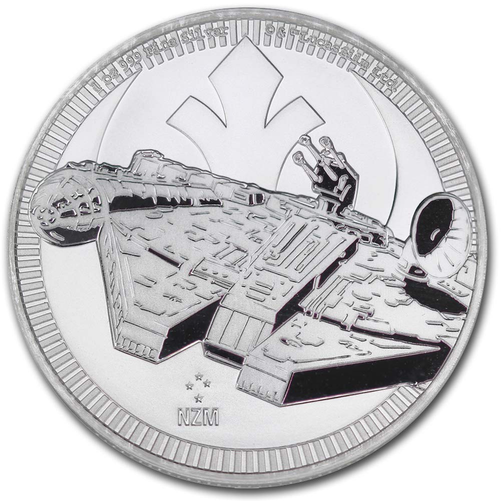 1 oz Silver Star Wars Millennium Falcon $2 L8968