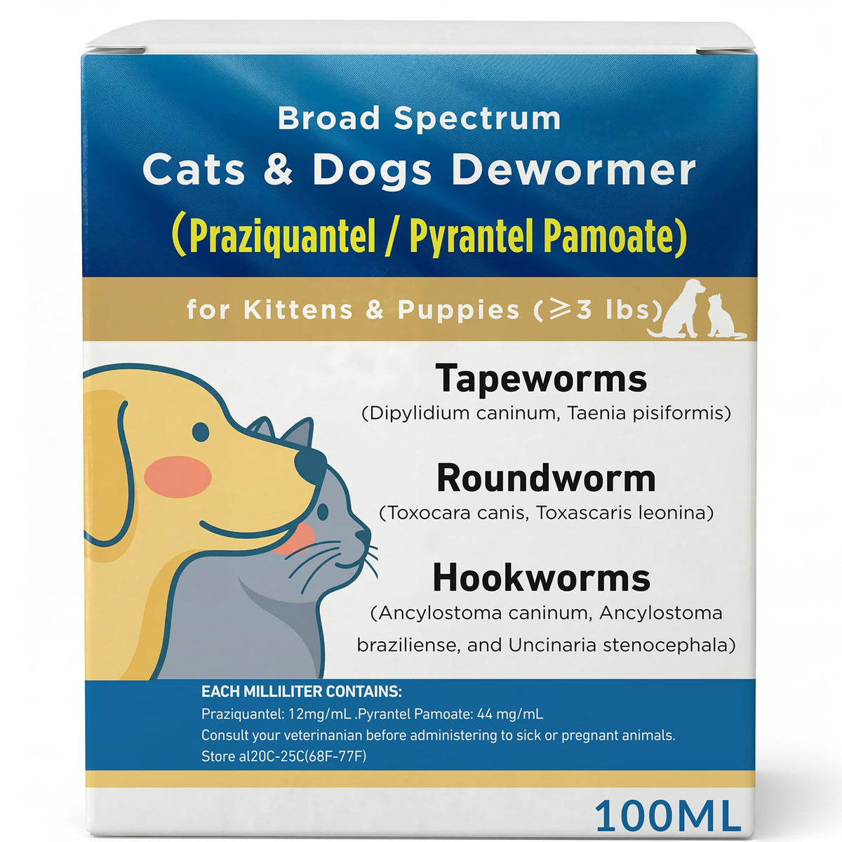 Broad Spectrum Dewormer for Cats & Dogs F82204