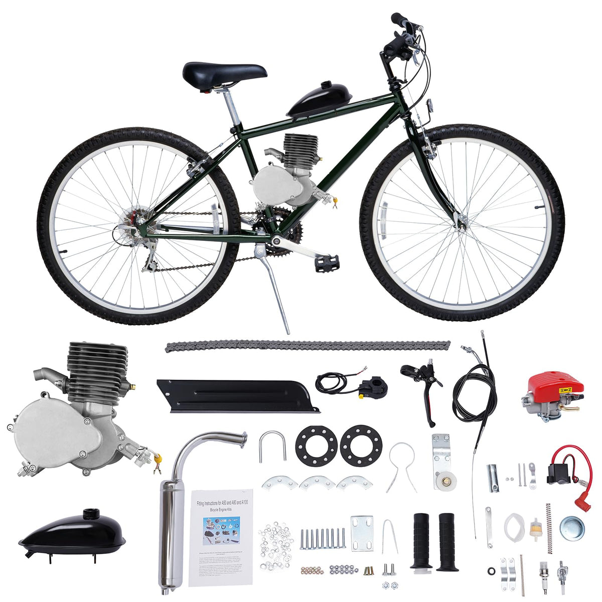 2-Stroke 100cc 36 Teeth Bicycle Engine Kit H38787