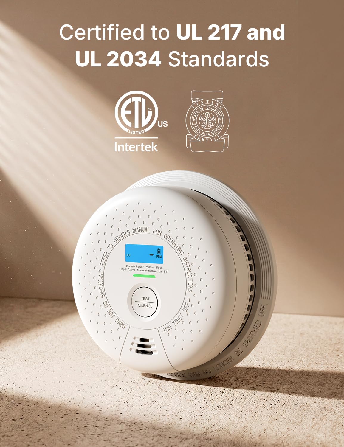 Interconnected Smoke and CO Detector Combo 3-Pack K675578