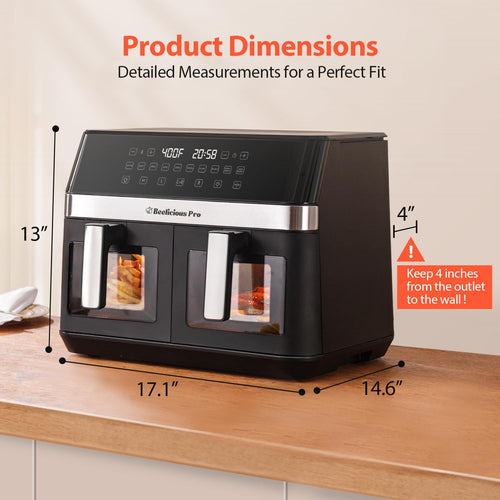 12QT Large Dual Air Fryer W26584
