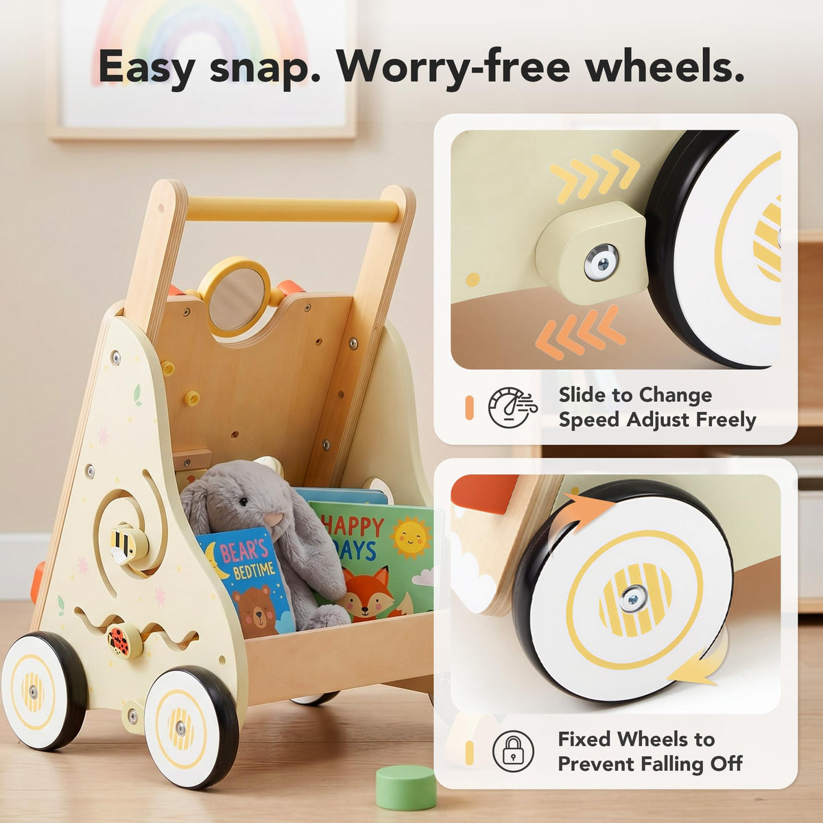 Wooden Baby Push Walker C689