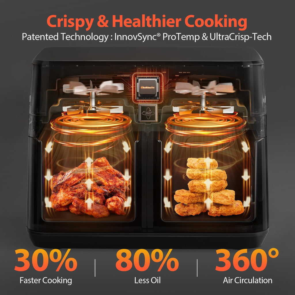 12QT Large Dual Air Fryer W26584