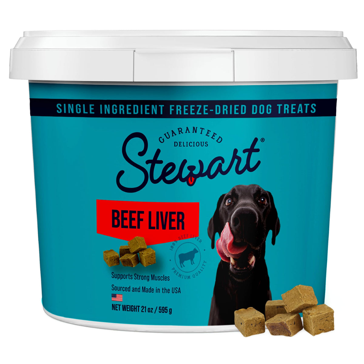 Freeze Dried Beef Liver Dog Treats 21 oz Tub Y502339