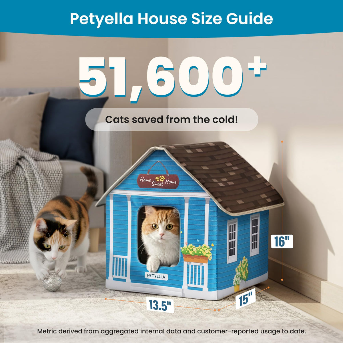 Heated Cat House B87969