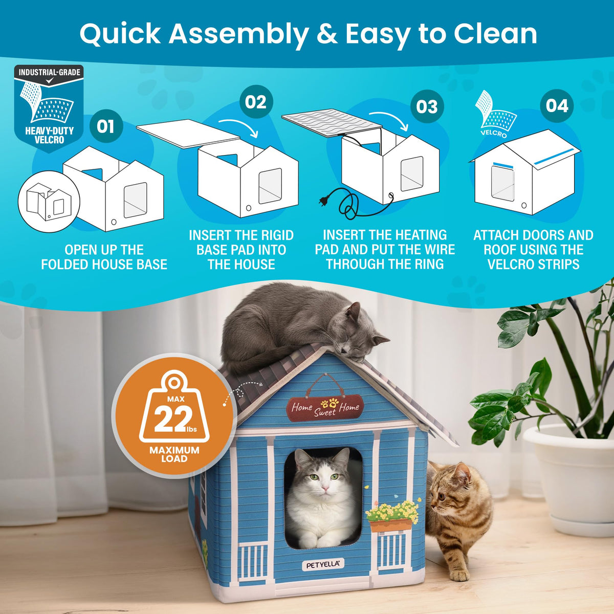 Heated Cat House B87969