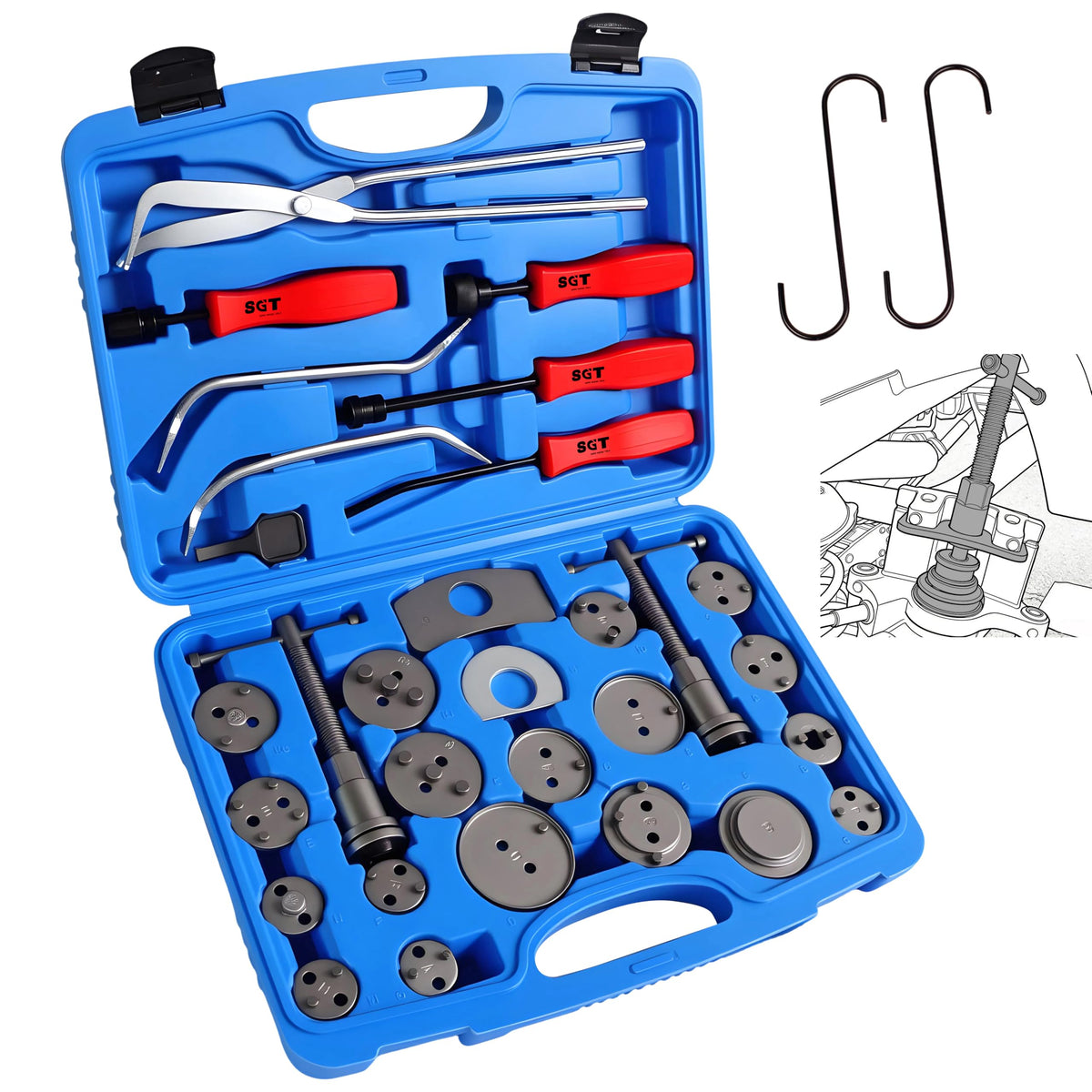32pc Brake Tool Kit L17380